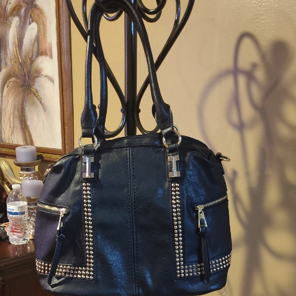 Studded Black Handbag